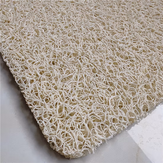 Tappetino da bagno in luffa per doccia, antiscivolo, ad asciugatura rapida, in PVC, per vasca da bagno